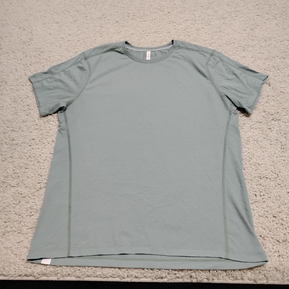 Ten Thousand The Durable Shirt Mens Large Green Performance 160 Gsm Workout Gym